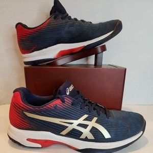 Asics Mens Solution Speed FF 1041A003 Blue  Running Shoes Sneakers Size 8